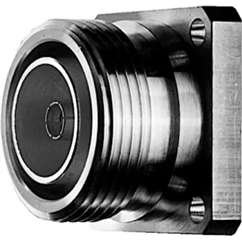 Connecteur femelle 7-16 DIN Telegärtner, montage sur panneau, 50 ohms, argent