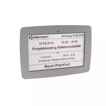 Kindermann eInk Doorsign 7.4 Cadre en acier inoxydable 5002000611