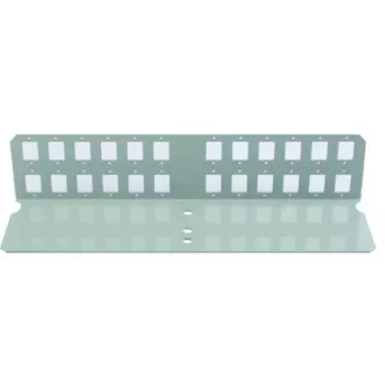 Telegärtner plaque frontale fibre optique pour 12xSC-Duplex ou ST/SC-Duplex, gris clair H02025A0328