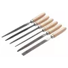 Cimco ensemble de limes de précision 206750, 6 pièces, 160 mm, taille 2, DIN 7283