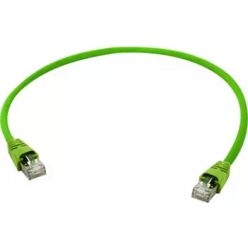 Telegärtner L00000A0138 câble de raccordement Cat5e S/FTP, 1m, vert