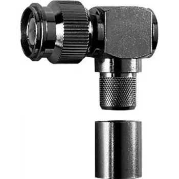Telegärtner connecteur TNC coudé à sertir, 50 Ohm, RG-213/U, soudure/sertissage, G42 (2,7/7,1), B1812 (J01010A0066)