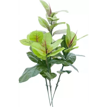 EUROPALMS plante artificielle caoutchouc 100 cm, Ficus elastica réaliste, en pot plastique noir 82508303