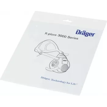 Demi-masque Dräger X-plore 3300 taille M à baïonnette R55330