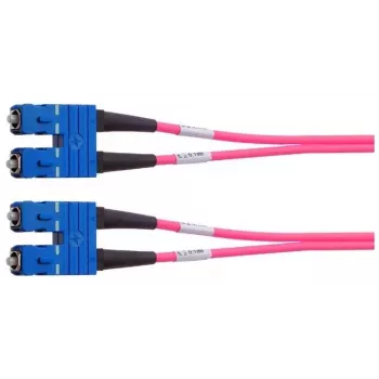 Telegärtner câble patch fibre optique SC/SC OM4 duplex, 2 m, violet L00881A0028
