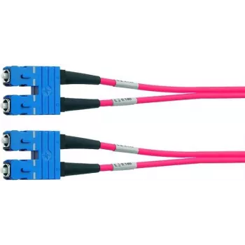 Telegärtner câble patch fibre optique SC/SC OM4 duplex, 2 m, violet L00881A0028