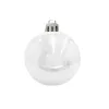 Ensemble de boules décoratives EUROPALMS 7 cm, blanc, 6 pièces (83501254)