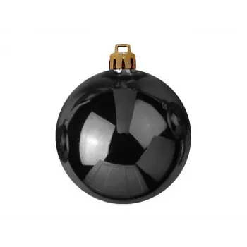 Ensemble de sphères décoratives EUROPALMS 10 cm, noir, 4 pièces 83501263