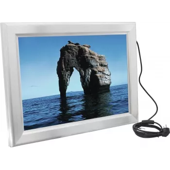EUROPALMS cadre publicitaire lumineux A2, aluminium, argent 83331751