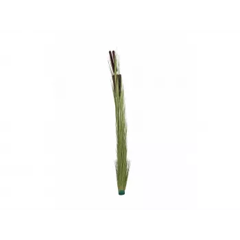 EUROPALMS roseau artificiel avec épis, vert clair, 152 cm 82505855