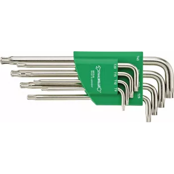 Stahlwille 10771/8 jeu de clés coudées Torx à tête sphérique, 8 pièces (T9-T40) 96432700