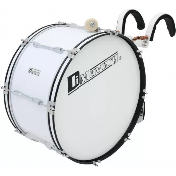 Grosse caisse de marche DIMAVERY MB-424 24x12 blanche 26010361