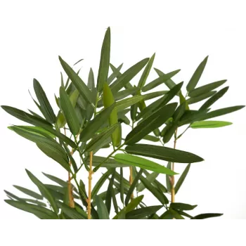 EUROPALMS bambou artificiel dans coupelle décorative, 150 cm 82509262