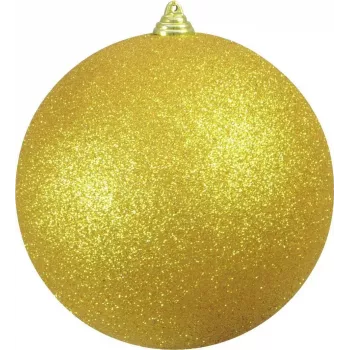 Boule décorative EUROPALMS 20 cm or pailleté 83501279