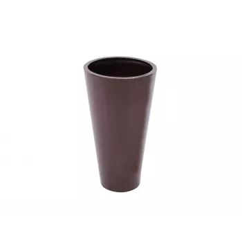 Europalms LEICHTSIN ELEGANCE-69 cache-pot, 69 cm, brun brillant (83011860)