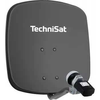 TechniSat SAT Mirror with LNB, 45 cm Dish, Aluminium, Single LNB (1345/8195)
