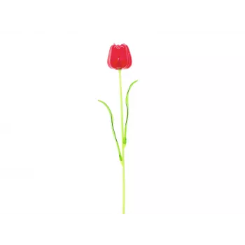 EUROPALMS Kristalltulpe tulipe artificielle, rouge, 61 cm, lot de 12 82600205