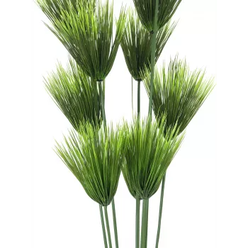 Plante artificielle Papyrus EUROPALMS, 150 cm, verte, en pot noir 82600223