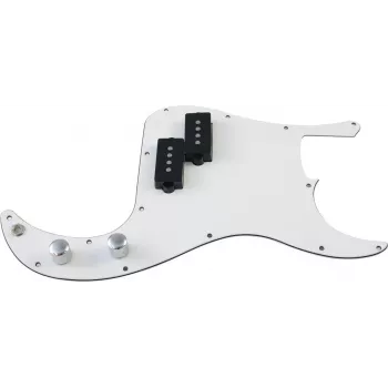 Pickguard DIMAVERY pour modèles de basse électrique PB, 3 plis noir 26300210