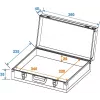 Flight case pour effets DIMAVERY Small (26380050)