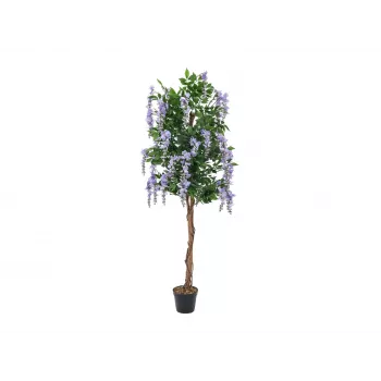 Arbre à cytise artificiel (Laburnum) EUROPALMS, violet, 150 cm 82507135