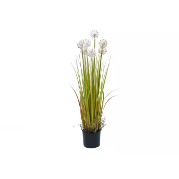 Fleur de pissenlit artificielle EUROPALMS, 107 cm, blanche 82600133
