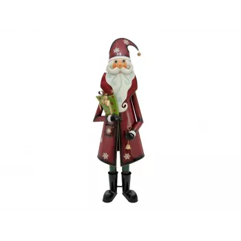 Figure métallique Père Noël EUROPALMS rouge 195 cm 83314902
