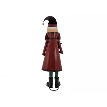 Figure métallique Père Noël EUROPALMS rouge 195 cm 83314902