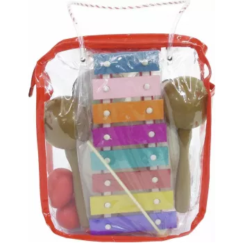 Ensemble de percussions Dimavery Percussion-Set III multicolore 26056620