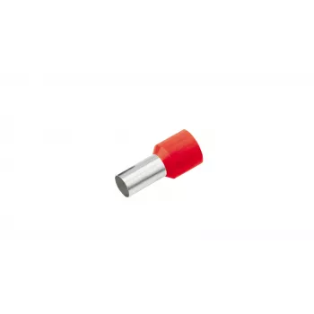 Embout de fil partiellement isolé Cimco 187220 1,5 mm² rouge, 100 pièces
