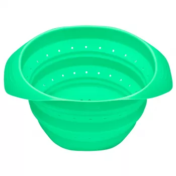 LURCH Passoire en silicone pliable 24 cm vert 210285
