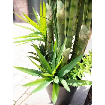 EUROPALMS Mélange de succulentes plante artificielle, 190 cm 82600035