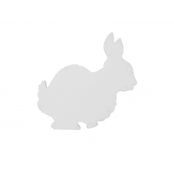 EUROPALMS Silhouette Hase, blanc, 56 cm (83505010)
