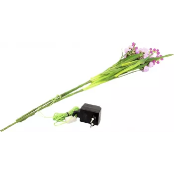 EUROPALMS Arum Lily Ensemble de 3 pièces avec LED, rose, 85 cm 83330304