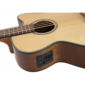 DIMAVERY AB-455 Guitare basse acoustique, 5 cordes, naturel 26224014