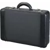 JÜSCHA ALASSIO sacoche pour ordinateur portable avec housse amovible, extensible, serrures à combinaison, noir en nylon/faux cuir (45039)
