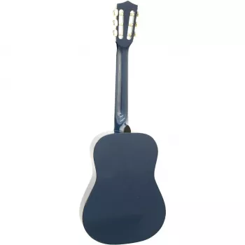 Dimavery AC-303 guitare classique taille 1/2 bleue, diapason 535 mm, pour débutants