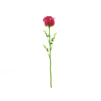 EUROPALMS fleur artificielle rose Crystal, bordeaux, 81 cm 82600209