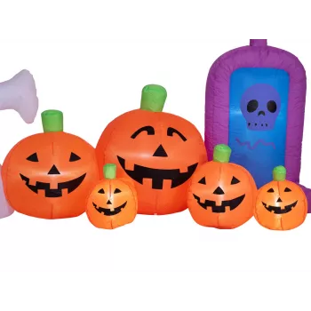 EUROPALMS fantôme gonflable Halloween avec citrouilles, 244 cm (83316154)