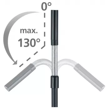 Laserliner ArcView caméra d'inspection avec sonde flexible 9 mm, 640 x 480 pixels, champ de vision 67°, longueur 100 cm, noir/blanc 082.214A