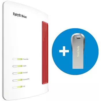 FRITZ!Box 7690 routeur Wi-Fi 7 VDSL/ADSL avec clé USB SanDisk 64 Go 20003169