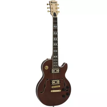 Guitare électrique DIMAVERY LP-600, marron 26215181