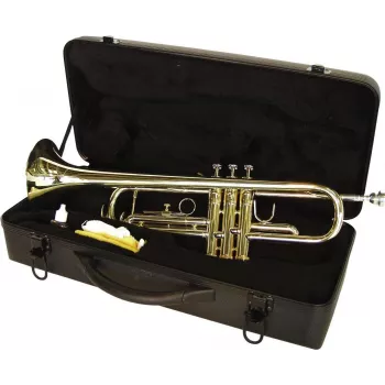 DIMAVERY TP-10 trompette en si bémol, laque dorée 26503100