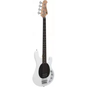 DIMAVERY MM-501 basse électrique, blanche (26222090)