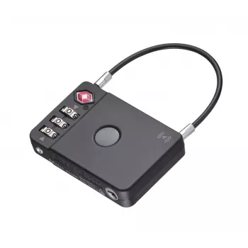 Cadenas de valise à combinaison TSA TROIKA TRACK & FIND LOCK (LOK26/BK) – noir
