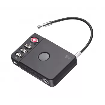 Cadenas de valise à combinaison TSA TROIKA TRACK & FIND LOCK (LOK26/BK) – noir