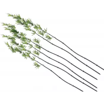 EUROPALMS Tige de bambou artificielle avec feuilles, 180 cm, lot de 6 82509260