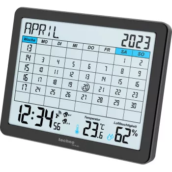 Radio-réveil calendrier TECHNOLINE WT2600, noir