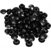 Capuchon d'étanchéité en silicone 8,5 mm noir, 100 pièces 60112480
