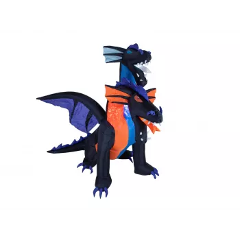 Figure de dragon gonflable Halloween EUROPALMS, 208 cm 83316157